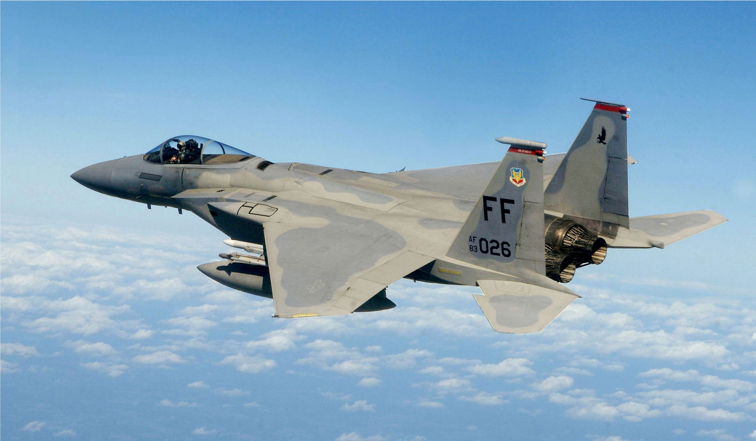 最終お値下げ済みWittyWings F15C USAF Air Force's Last Active-Duty F-15C Made Its Final Flight at Kadena